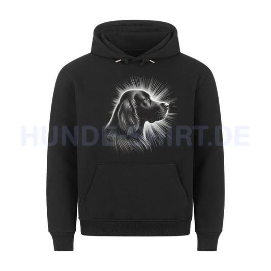 Premium Hoodie "English Setter - Shine" Schwarz – hunde-shirt.de