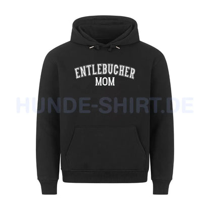 Premium Hoodie "Entlebucher - MOM" Schwarz – hunde-shirt.de