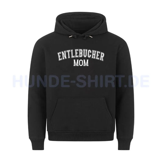 Premium Hoodie "Entlebucher - MOM" Schwarz – hunde-shirt.de