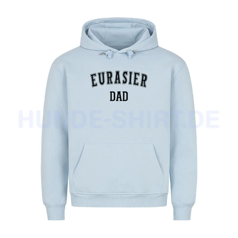 Premium Hoodie "Eurasier - DAD" Babyblau – hunde-shirt.de