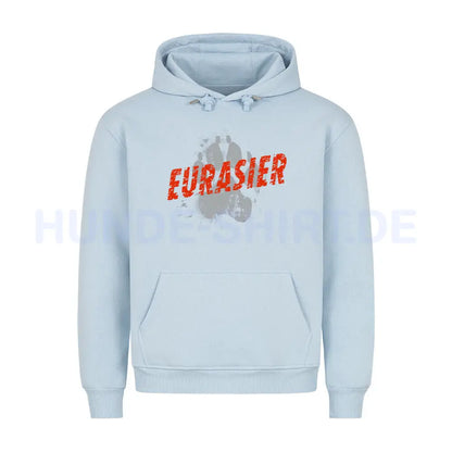 Premium Hoodie "Eurasier - PAW" Babyblau – hunde-shirt.de