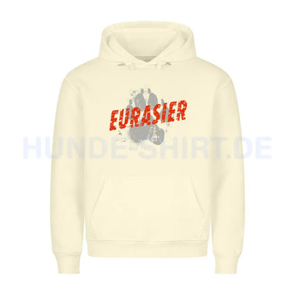 Premium Hoodie "Eurasier - PAW" Beige – hunde-shirt.de