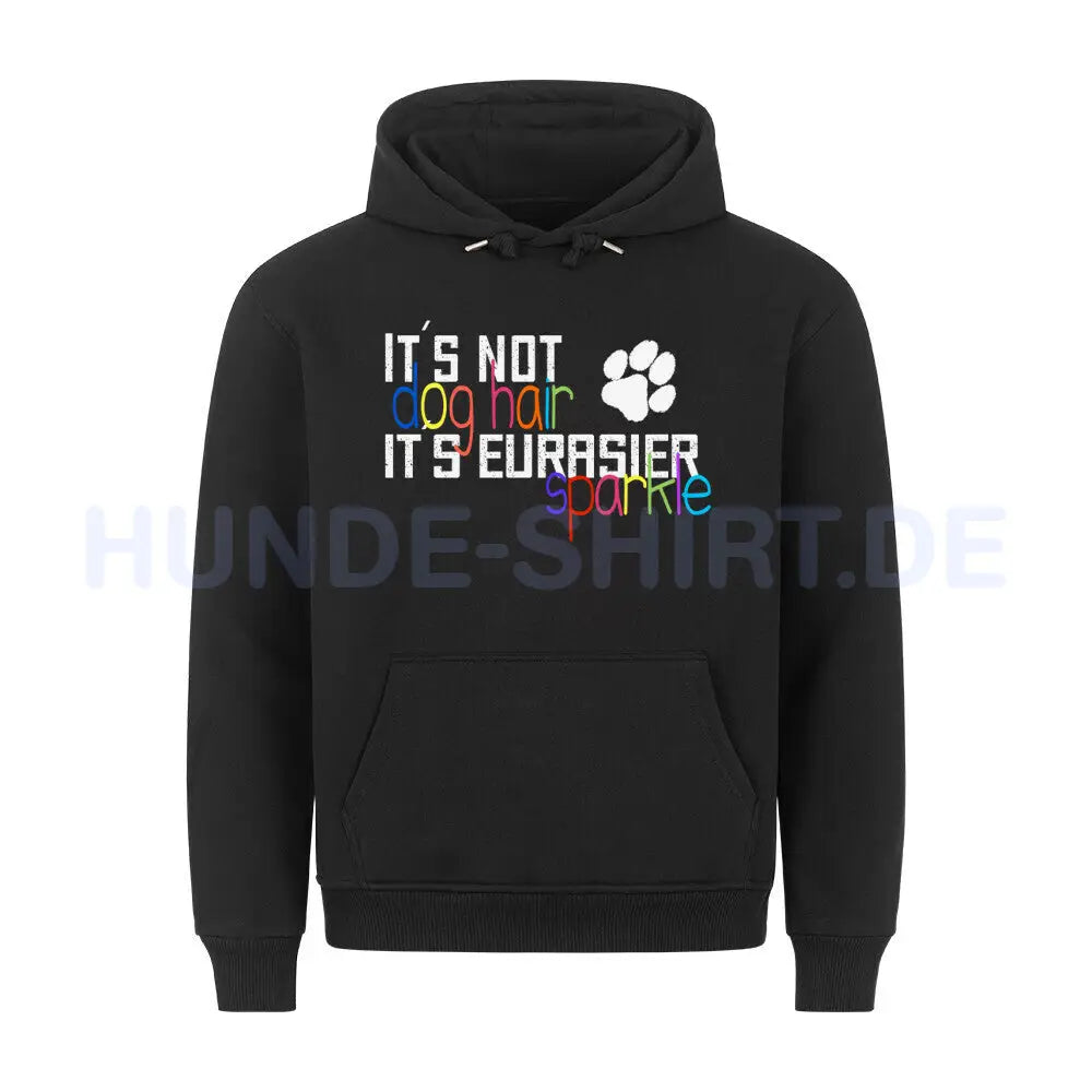 Premium Hoodie "Eurasier - Sparkle" Schwarz – hunde-shirt.de