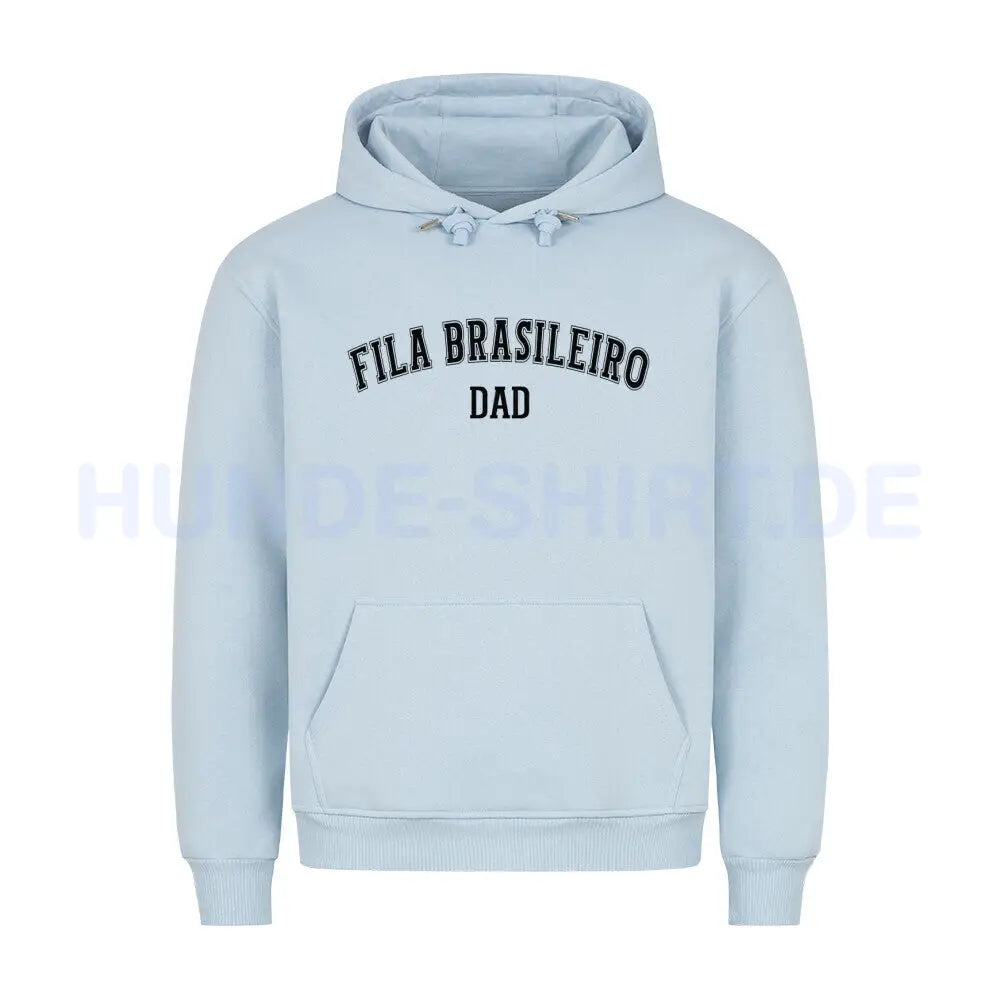 Premium Hoodie "Fila Brasileiro - DAD" Babyblau – hunde-shirt.de