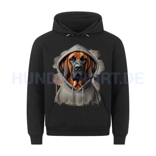 Premium Hoodie "Fila Brasileiro Hooded" Schwarz – hunde-shirt.de