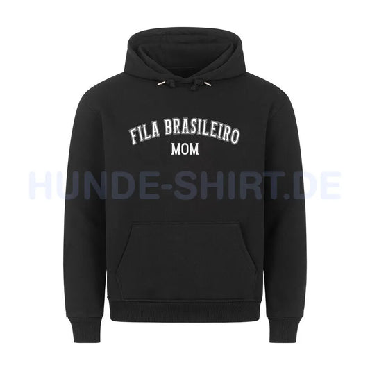 Premium Hoodie "Fila Brasileiro - MOM" Schwarz – hunde-shirt.de