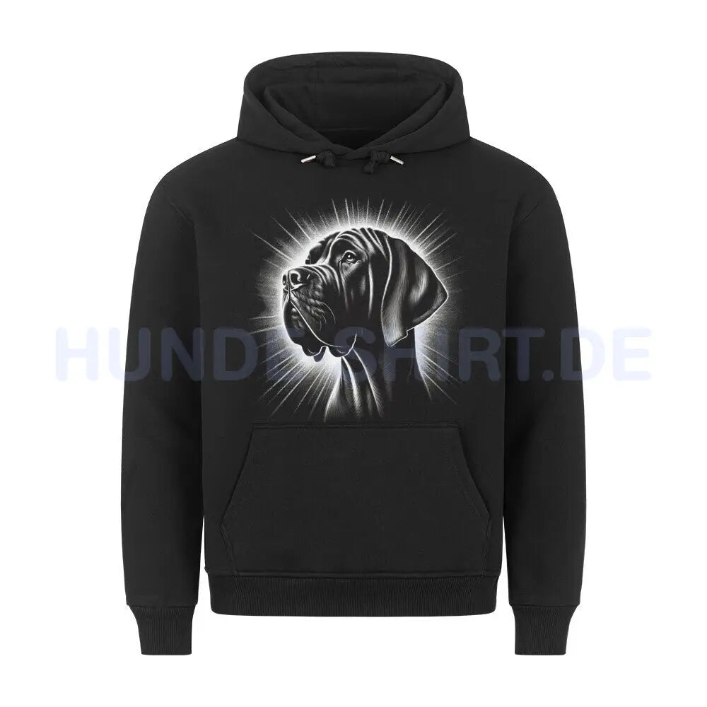 Premium Hoodie "Fila Brasileiro - Shine" Schwarz – hunde-shirt.de