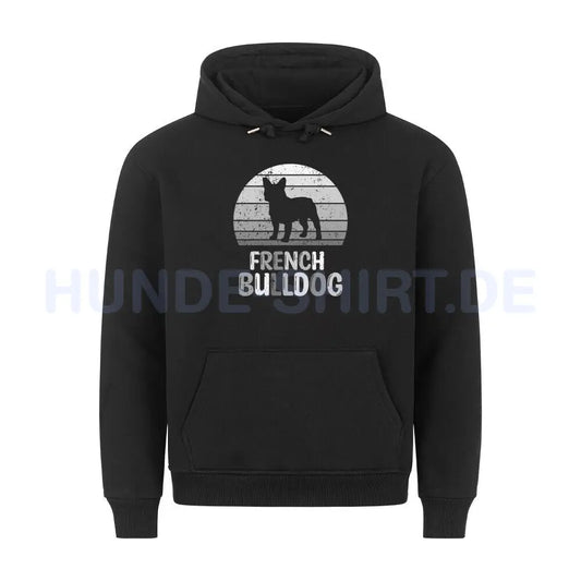 Premium Hoodie "French Bulldog" Schwarz – hunde-shirt.de