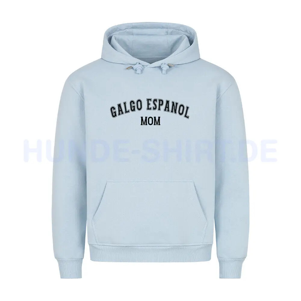 Premium Hoodie "Galgo - MOM" Babyblau – hunde-shirt.de