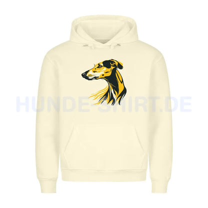 Premium Hoodie "Galgo - Rush" Beige – hunde-shirt.de