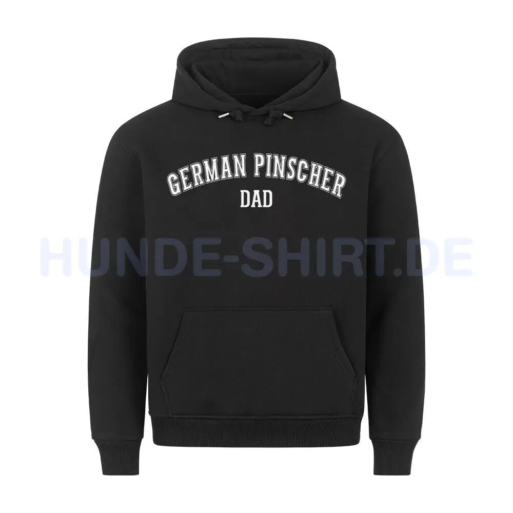 Premium Hoodie "German Pinscher DAD" Schwarz – hunde-shirt.de