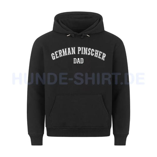 Premium Hoodie "German Pinscher DAD" Schwarz – hunde-shirt.de