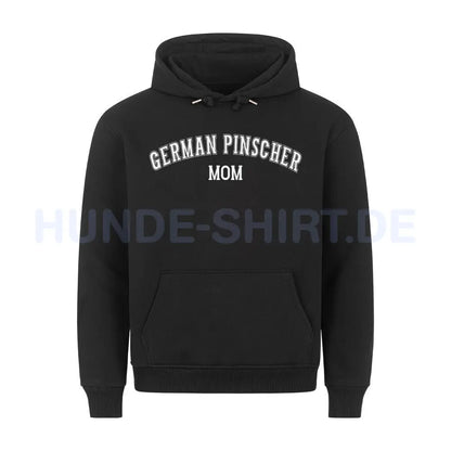 Premium Hoodie "German Pinscher MOM" Schwarz – hunde-shirt.de