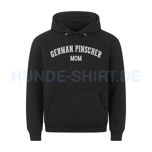 Premium Hoodie "German Pinscher MOM" Schwarz – hunde-shirt.de