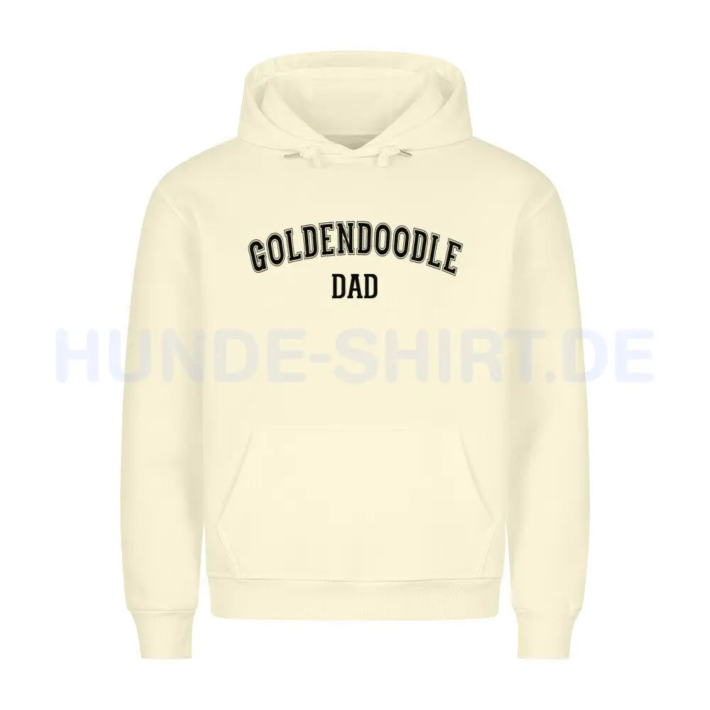 Premium Hoodie "Golden Doodle - DAD" Beige – hunde-shirt.de