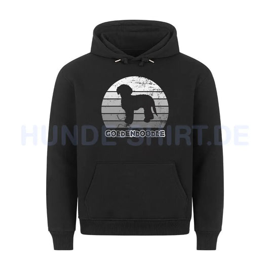 Premium Hoodie "Golden Doodle" Schwarz – hunde-shirt.de