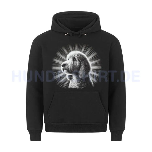 Premium Hoodie "Golden Doodle - Shine" Schwarz – hunde-shirt.de