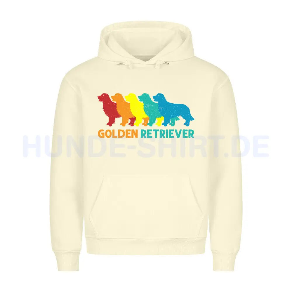 Premium Hoodie "Golden Retriever - Colors" Beige – hunde-shirt.de