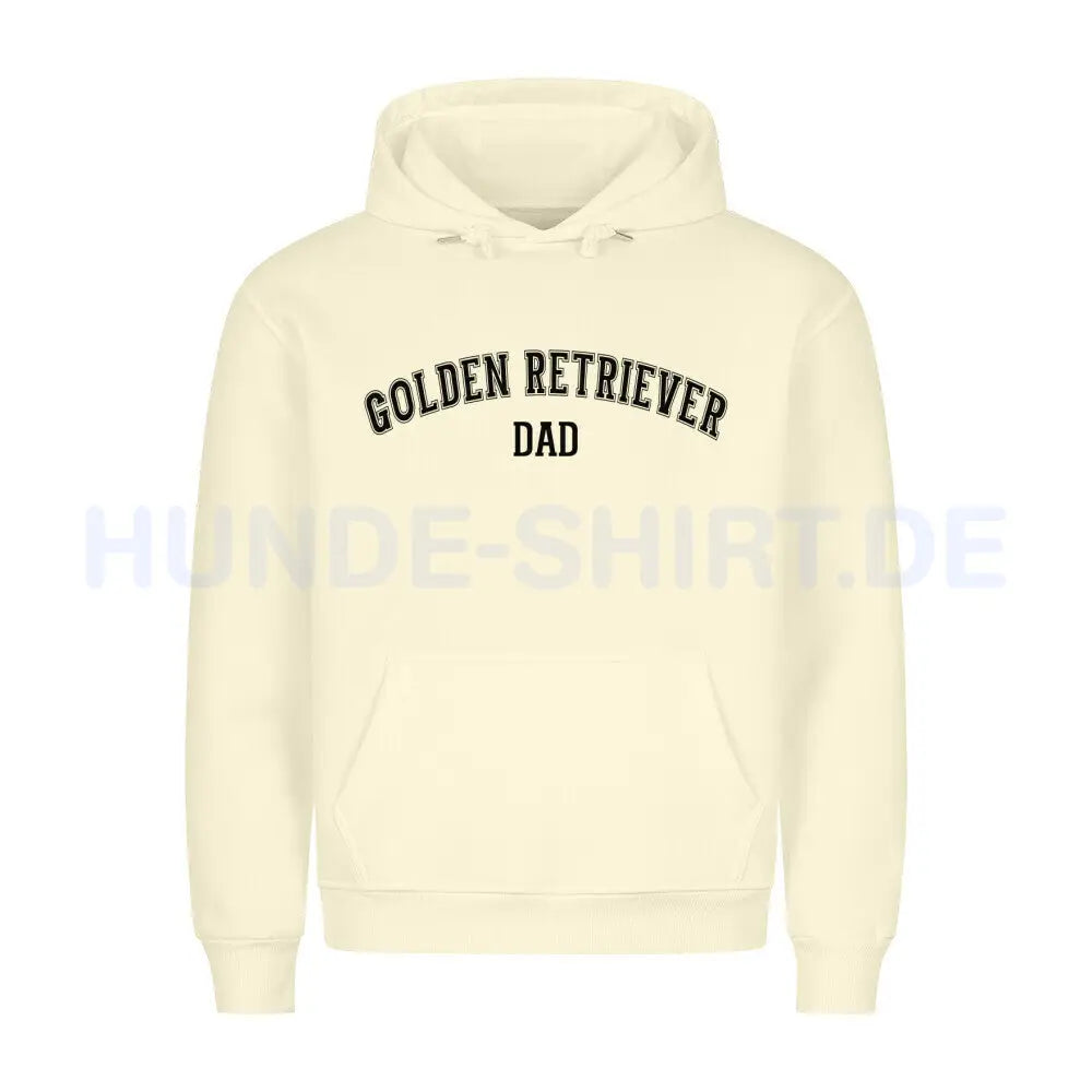 Premium Hoodie "Golden Retriever - DAD" Beige – hunde-shirt.de