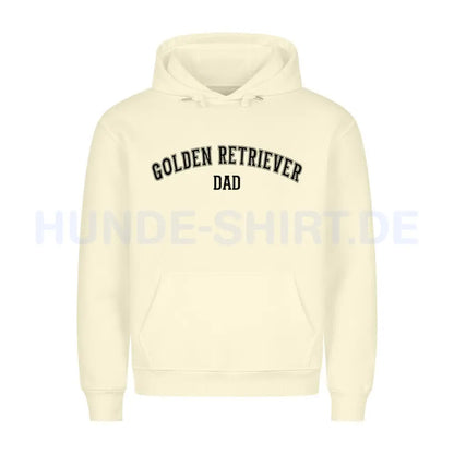 Premium Hoodie "Golden Retriever - DAD" Beige – hunde-shirt.de