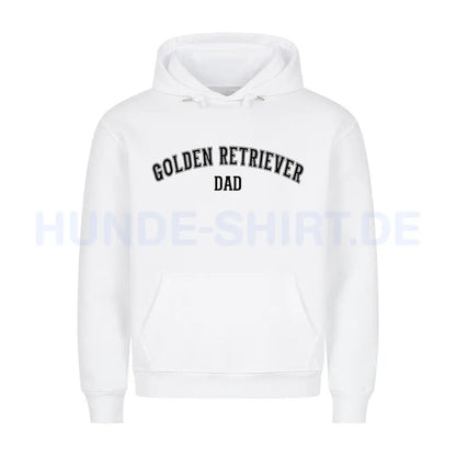 Premium Hoodie "Golden Retriever - DAD" Weiß – hunde-shirt.de