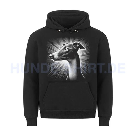 Premium Hoodie "Greyhound - Bright" Schwarz – hunde-shirt.de