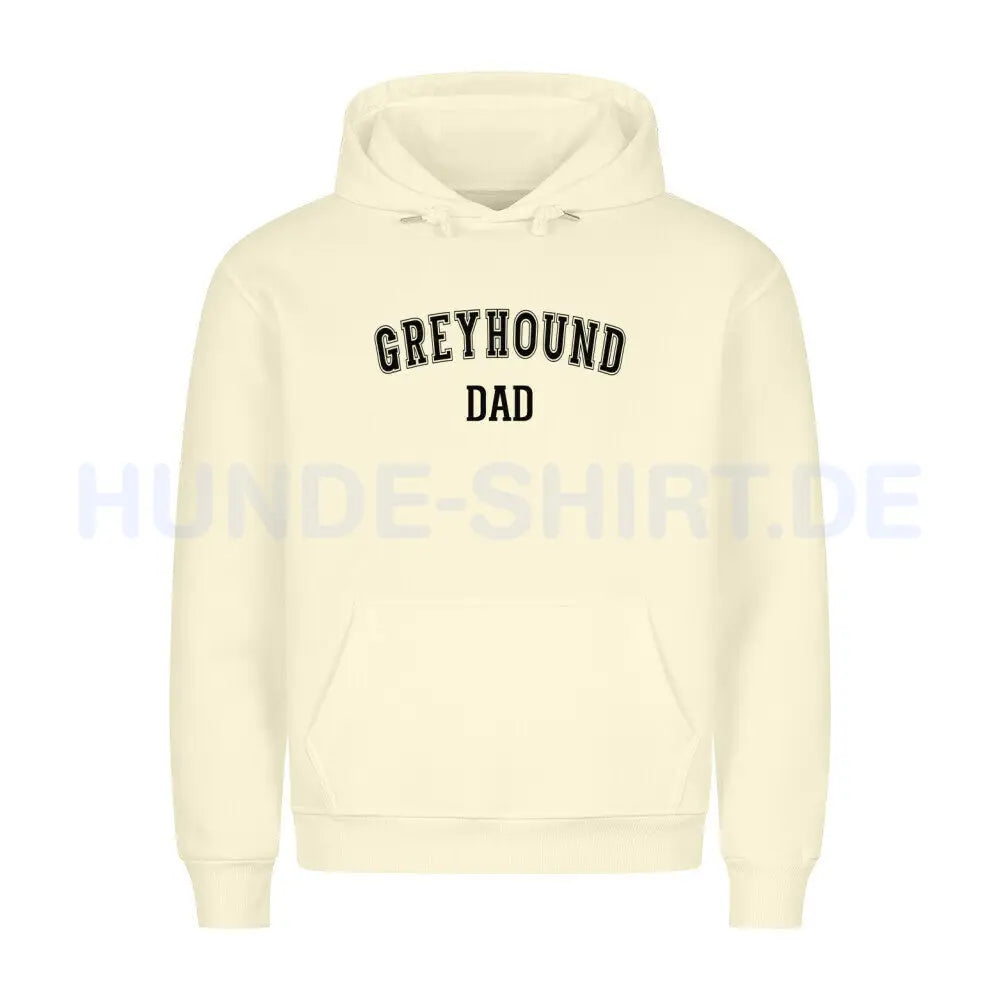 Premium Hoodie "Greyhound - DAD" Beige – hunde-shirt.de