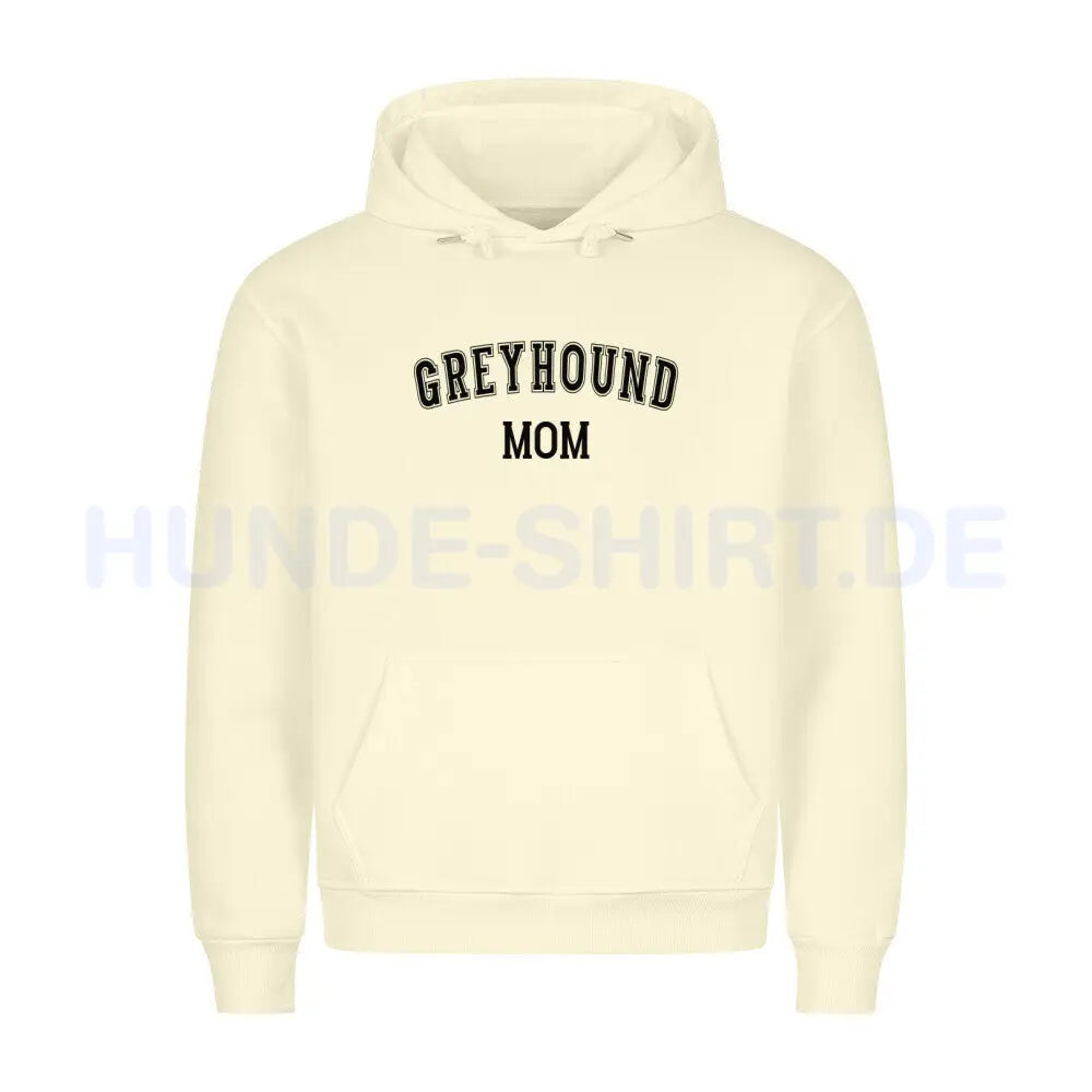 Premium Hoodie "Greyhound - MOM" Beige – hunde-shirt.de