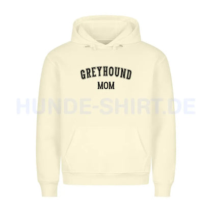 Premium Hoodie "Greyhound - MOM" Beige – hunde-shirt.de