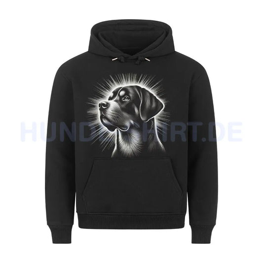 Premium Hoodie "Großer Schweizer Sennenhund - Shine" Schwarz – hunde-shirt.de