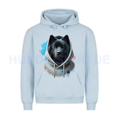 Premium Hoodie "Großspitz Hooded" Babyblau – hunde-shirt.de