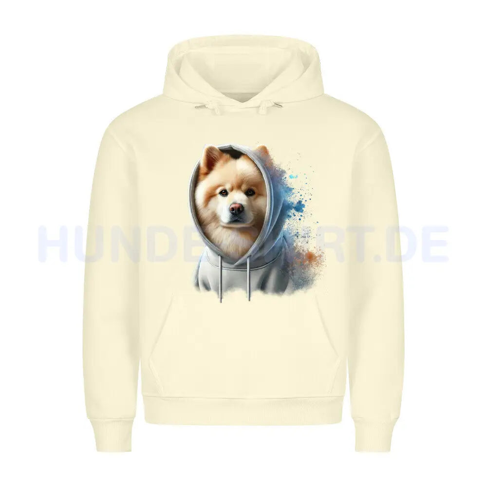 Premium Hoodie "Großspitz - Hooded" Beige – hunde-shirt.de