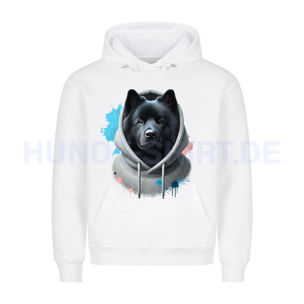 Premium Hoodie "Großspitz Hooded" Weiß – hunde-shirt.de