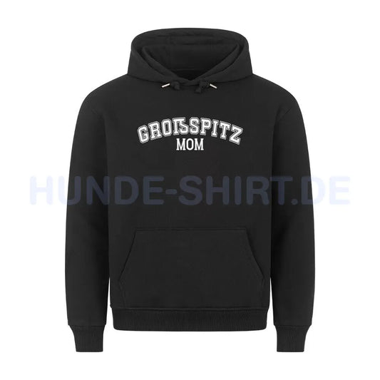 Premium Hoodie "Großspitz - MOM" Schwarz – hunde-shirt.de