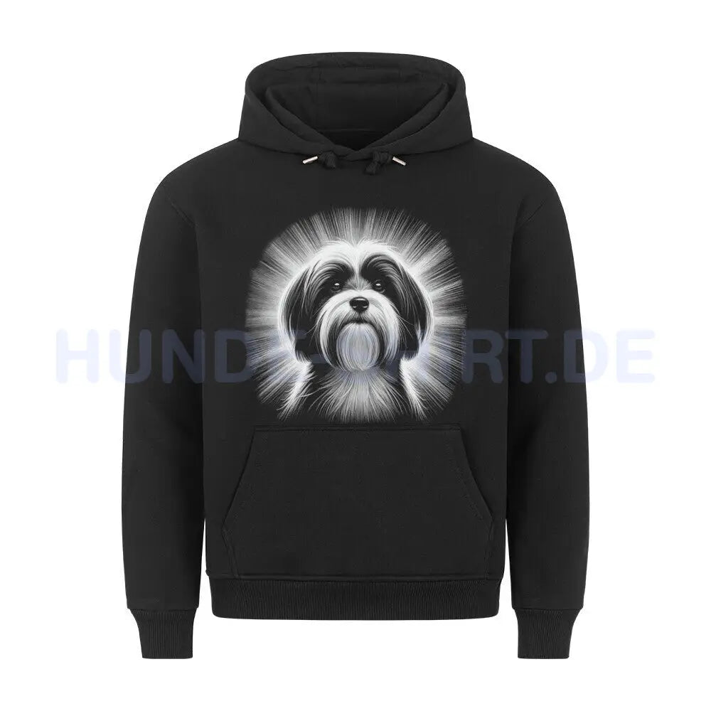 Premium Hoodie "Havaneser - Bright" Schwarz – hunde-shirt.de