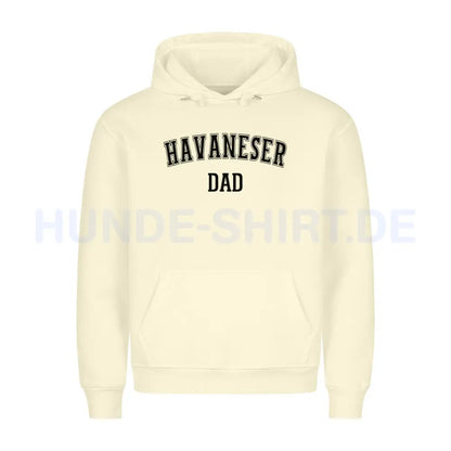 Premium Hoodie "Havaneser - DAD" Beige – hunde-shirt.de