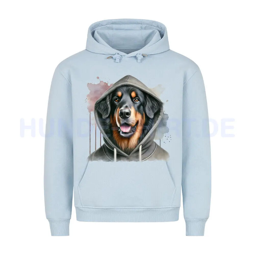 Premium Hoodie "Hovawart Hooded" Babyblau – hunde-shirt.de