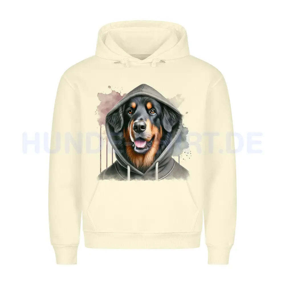 Premium Hoodie "Hovawart Hooded" Beige – hunde-shirt.de