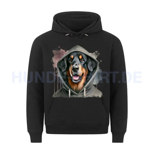 Premium Hoodie "Hovawart Hooded" Schwarz – hunde-shirt.de