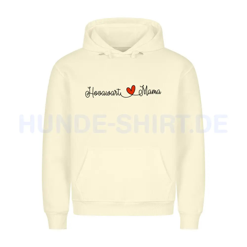 Premium Hoodie "Hovawart - Mama" Beige – hunde-shirt.de