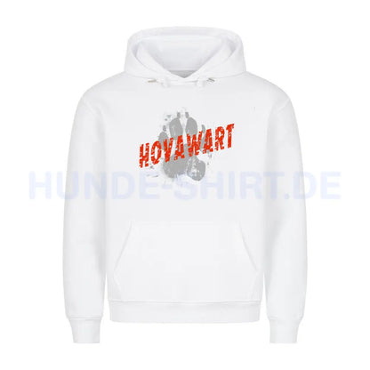 Premium Hoodie "Hovawart - PAW" Weiß – hunde-shirt.de