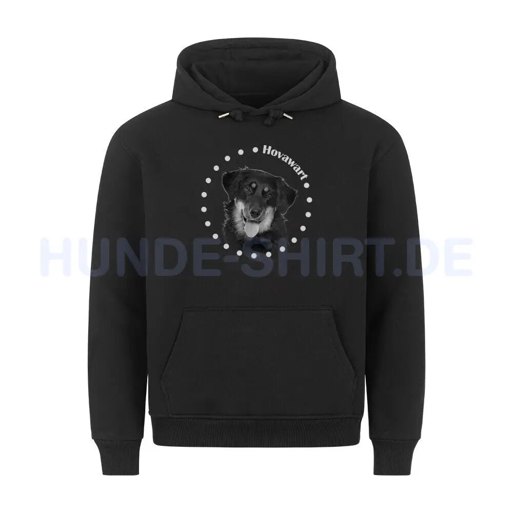 Premium Hoodie "Hovawart R" Schwarz – hunde-shirt.de