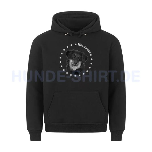 Premium Hoodie "Hovawart R" Schwarz – hunde-shirt.de