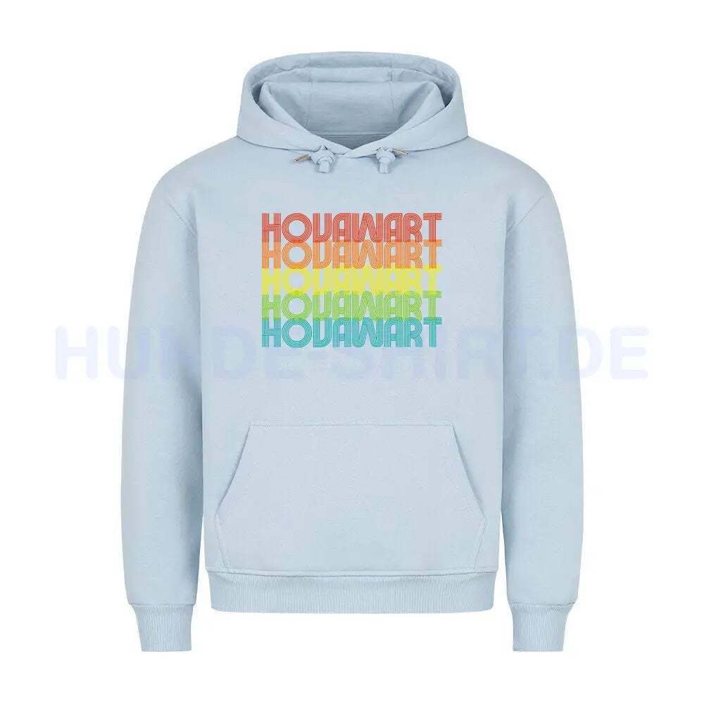 Premium Hoodie "Hovawart - RETRO" Babyblau – hunde-shirt.de