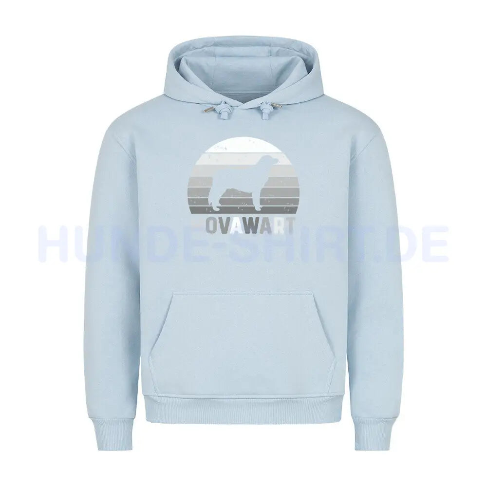 Premium Hoodie "Hovawart S" Babyblau – hunde-shirt.de