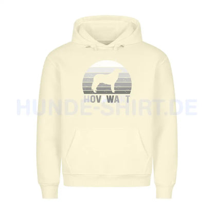 Premium Hoodie "Hovawart S" Beige – hunde-shirt.de