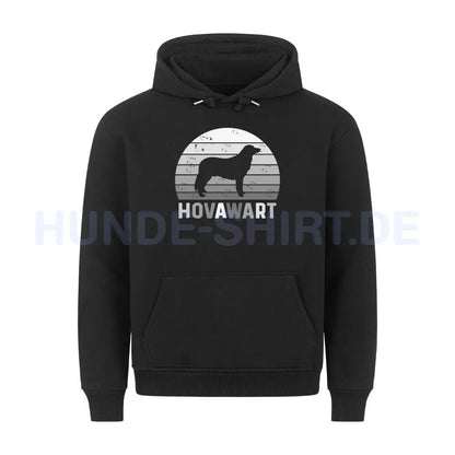 Premium Hoodie "Hovawart S" Schwarz – hunde-shirt.de