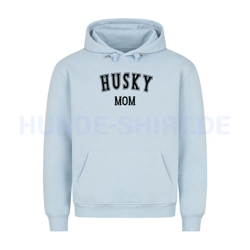 Premium Hoodie "Husky - MOM" Babyblau – hunde-shirt.de