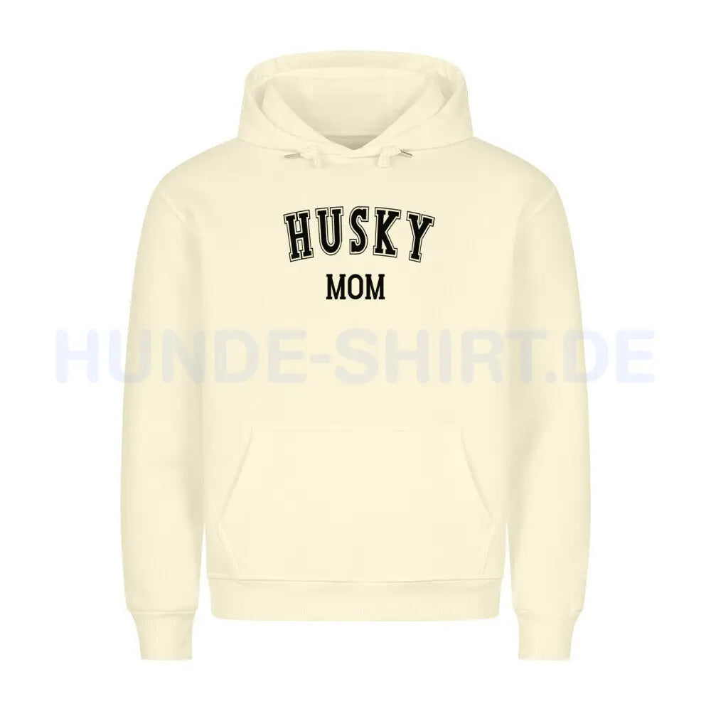 Premium Hoodie "Husky - MOM" Beige – hunde-shirt.de