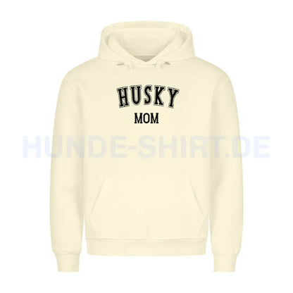 Premium Hoodie "Husky - MOM" Beige – hunde-shirt.de